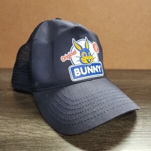 Mens Navy Blue Original Bunny Bread Kati Sportcap Snapback Trucker Hat Mesh Cap
